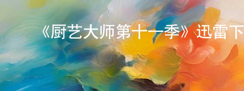 陈术林发布《厨艺大师第十一季》迅雷下载/在线观看-选秀综艺-美剧天堂